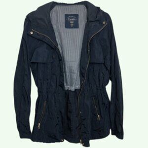 Cavalini Women's Lightweight Windbreaker   Navy Blue   Size Medium